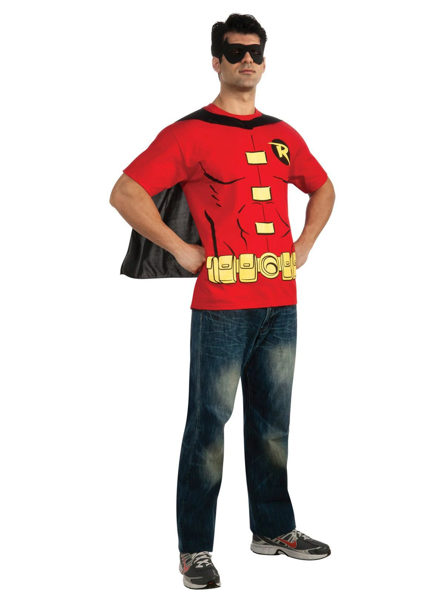 DC Comics Robin T-Shirt Adult Costume Kit 1 DC Comics Robin T-Shirt Adult Costume Kit