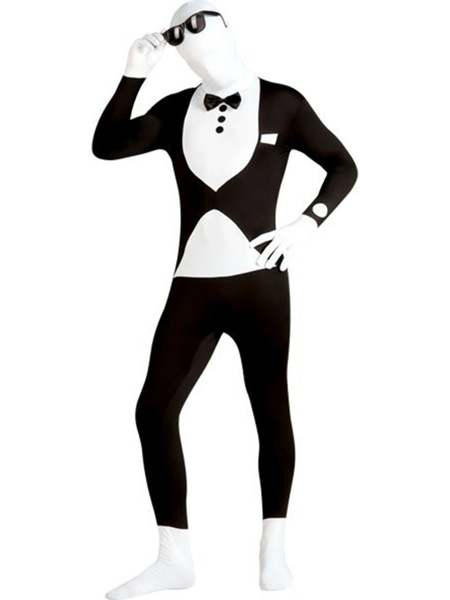 Mens Tuxedo Skin Suit Costume 1 Mens Tuxedo Skin Suit Costume