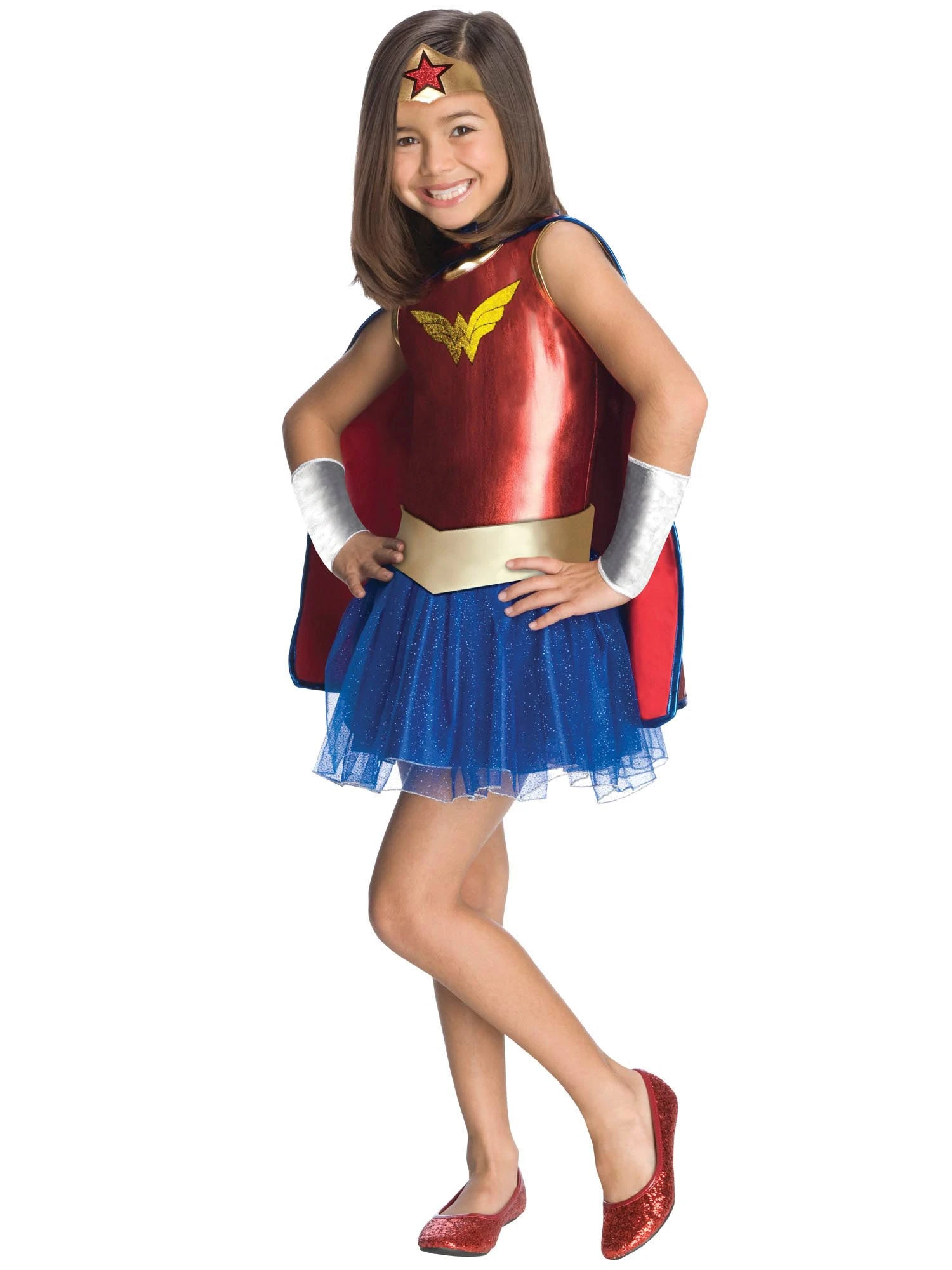 Girls' Wonder Woman Tutu Costume 1 Girls' Wonder Woman Tutu Costume