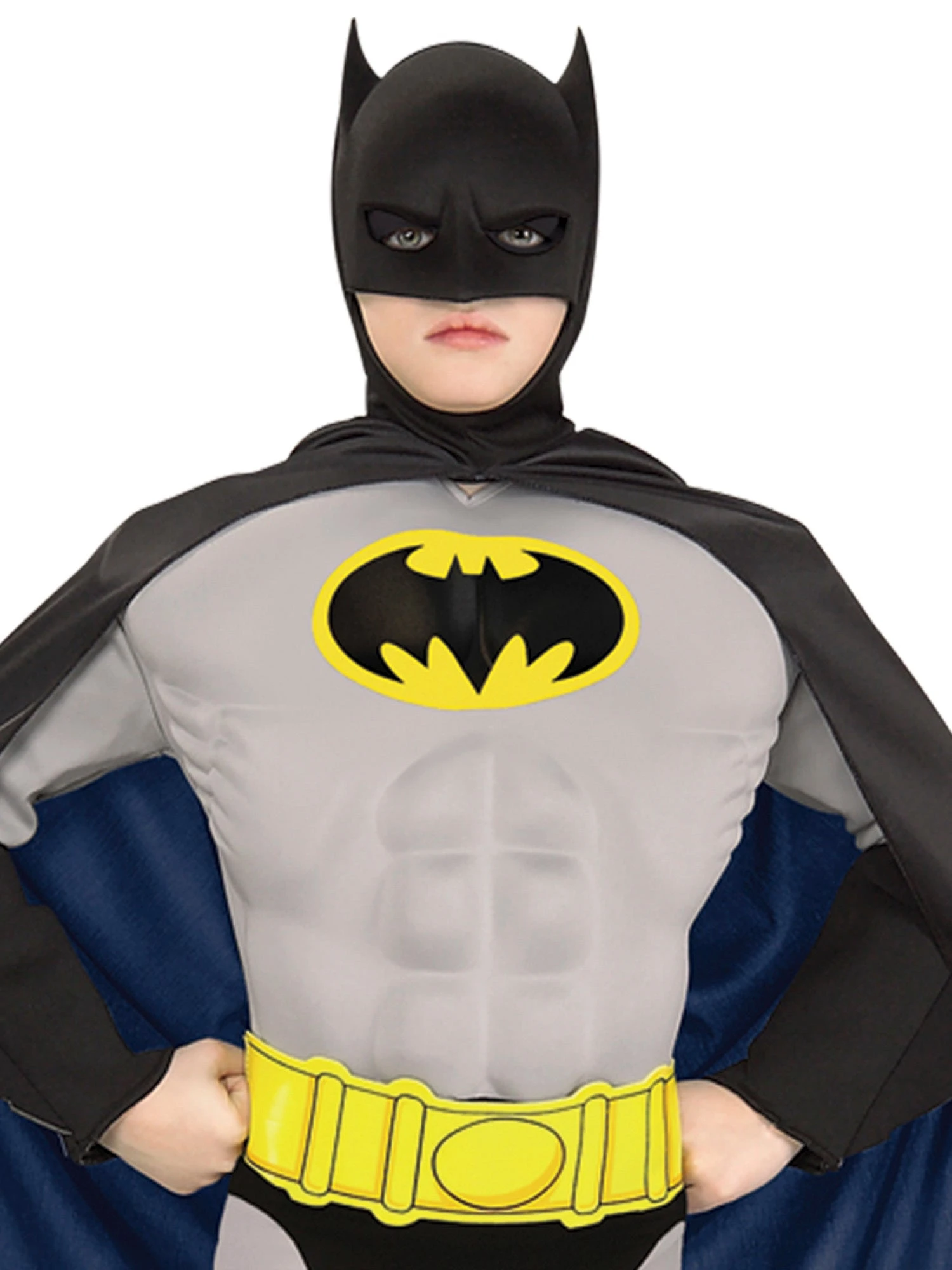 Baby/Toddler Justice League Batman Muscle Chest Costume 3 Baby/Toddler Justice League Batman Muscle Chest Costume - Image 3