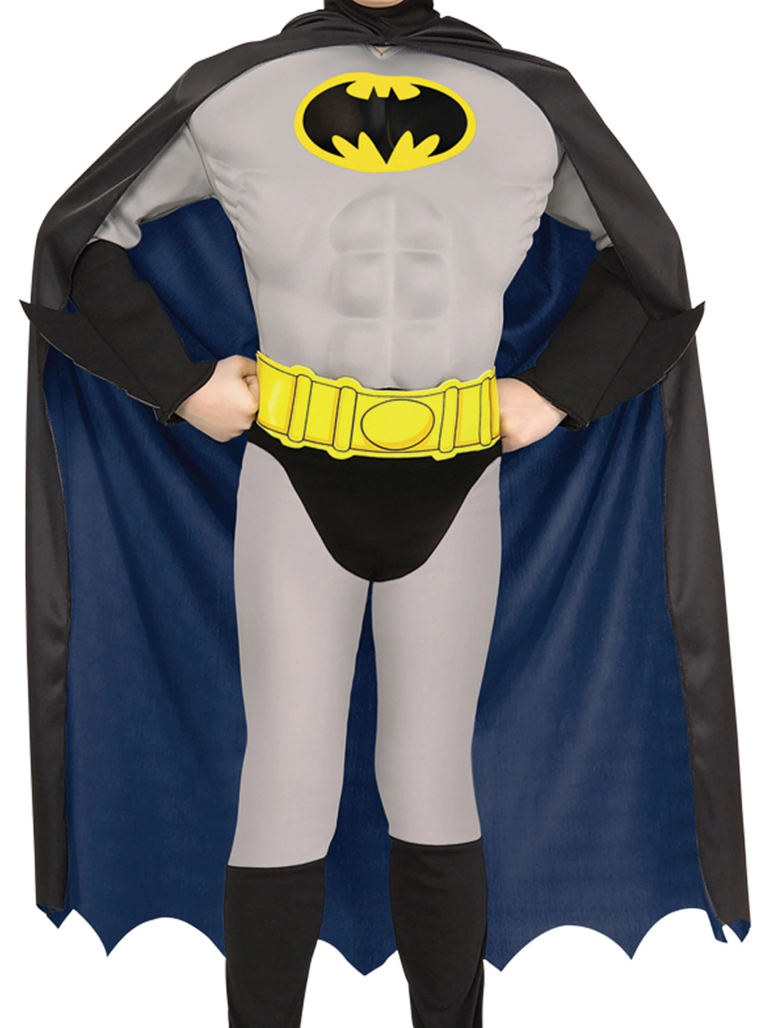 Baby/Toddler Justice League Batman Muscle Chest Costume 4 Baby/Toddler Justice League Batman Muscle Chest Costume - Image 4