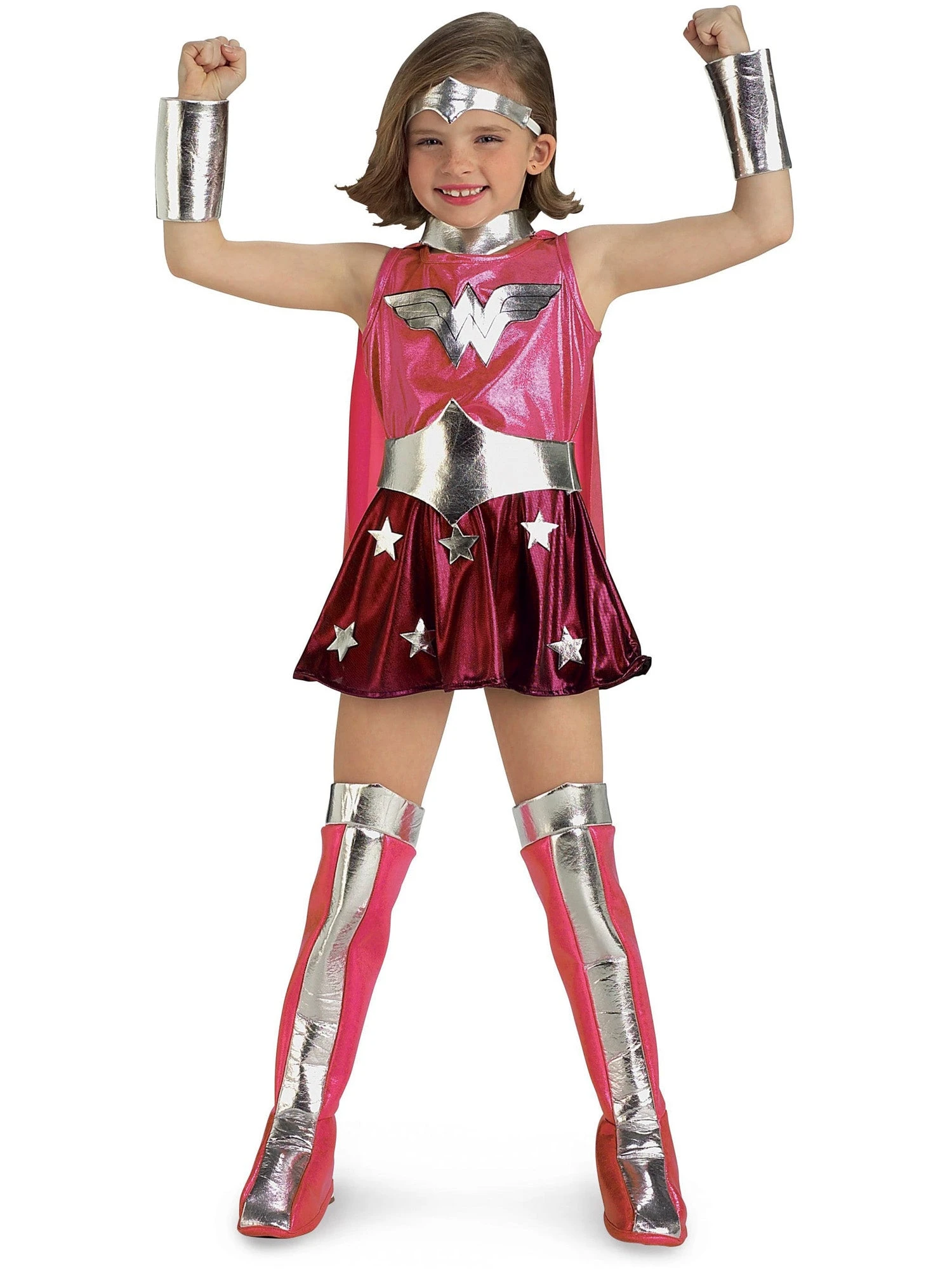 Pink Wonder Woman Child Costume 1 Pink Wonder Woman Child Costume