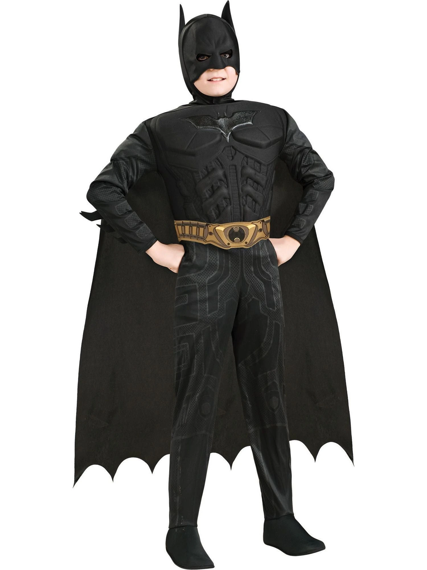 Batman The Dark Knight Rises Deluxe Muscle Chest Child Costume 1 Batman The Dark Knight Rises Deluxe Muscle Chest Child Costume