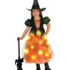 Girls' Light-Up Twinkle Witch Costume