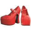 Women's Red Mary Janes Heels