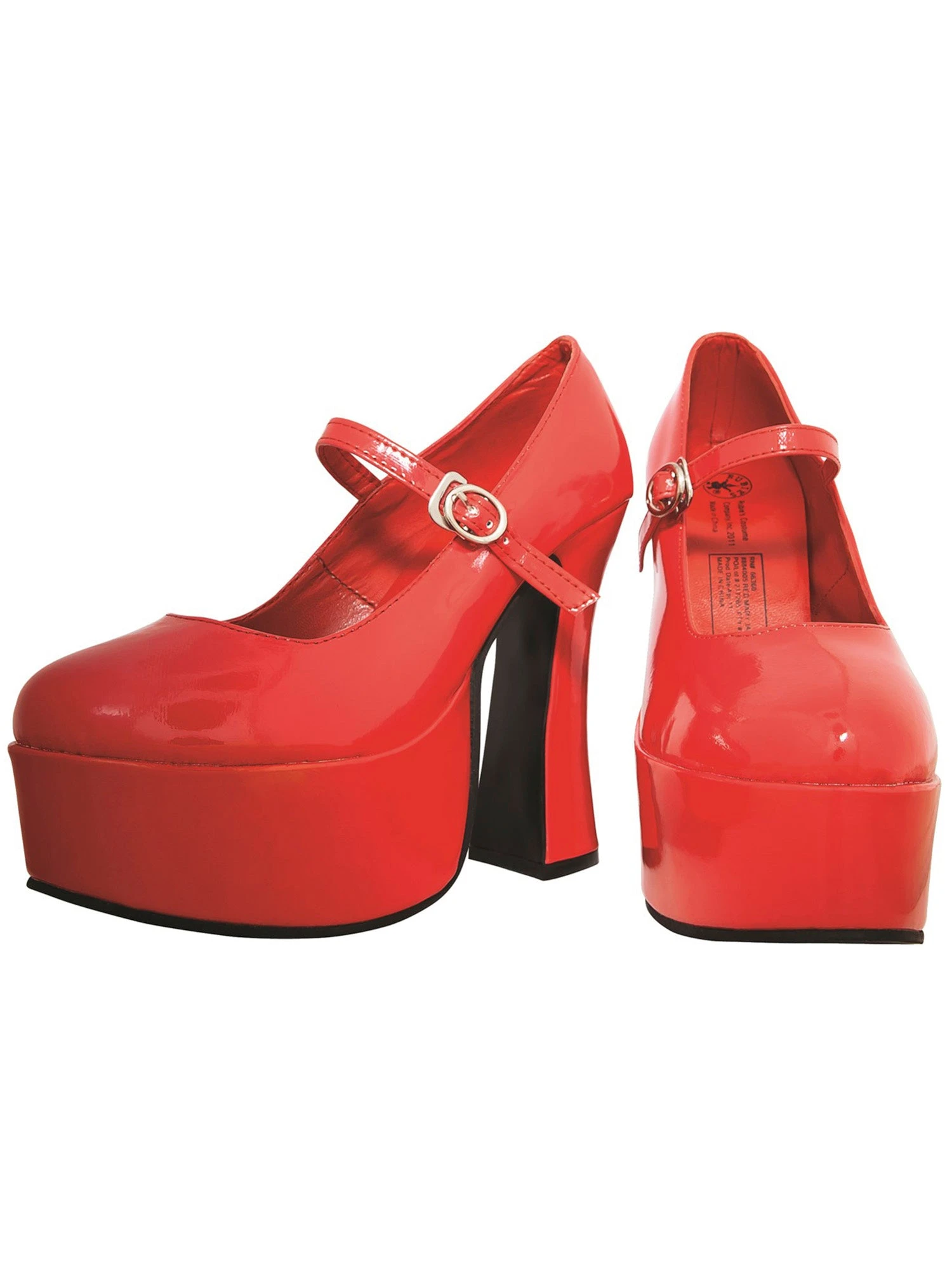 Women's Red Mary Janes Heels 1 Women's Red Mary Janes Heels