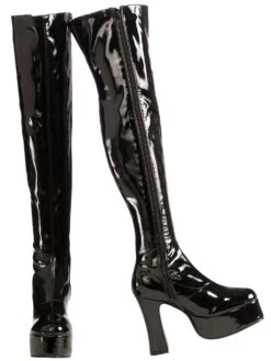 Adult Chunky Thigh High Boots