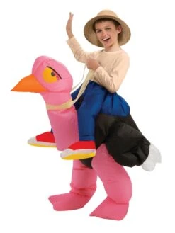 Kids' Inflatable Ride In Ostrich Costume