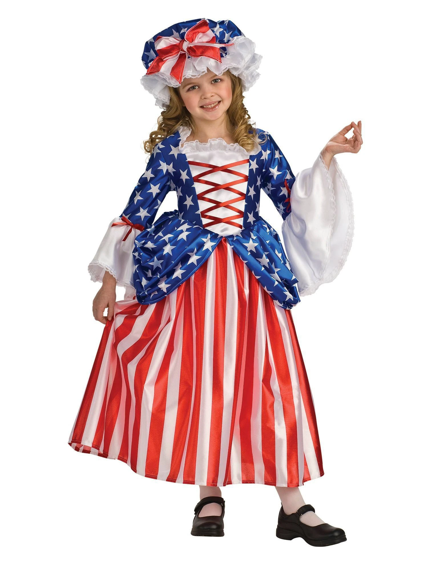 Girls' Betsy Ross Child Costume 1 Girls' Betsy Ross Child Costume