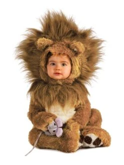 Lion Cub Costume And Rattle For Babies