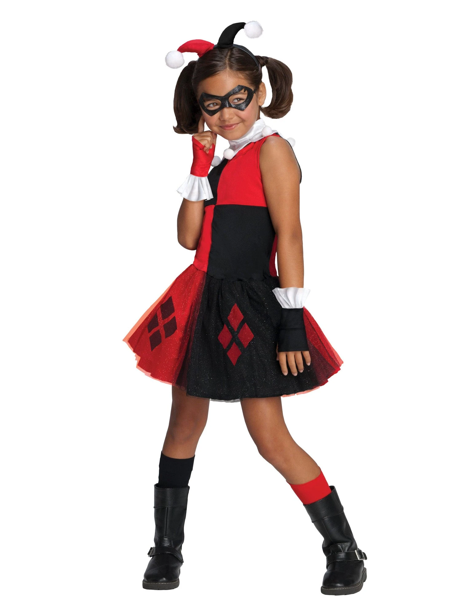 DC Comics Girls Harley Quinn Tutu Dress 1 DC Comics Girls Harley Quinn Tutu Dress