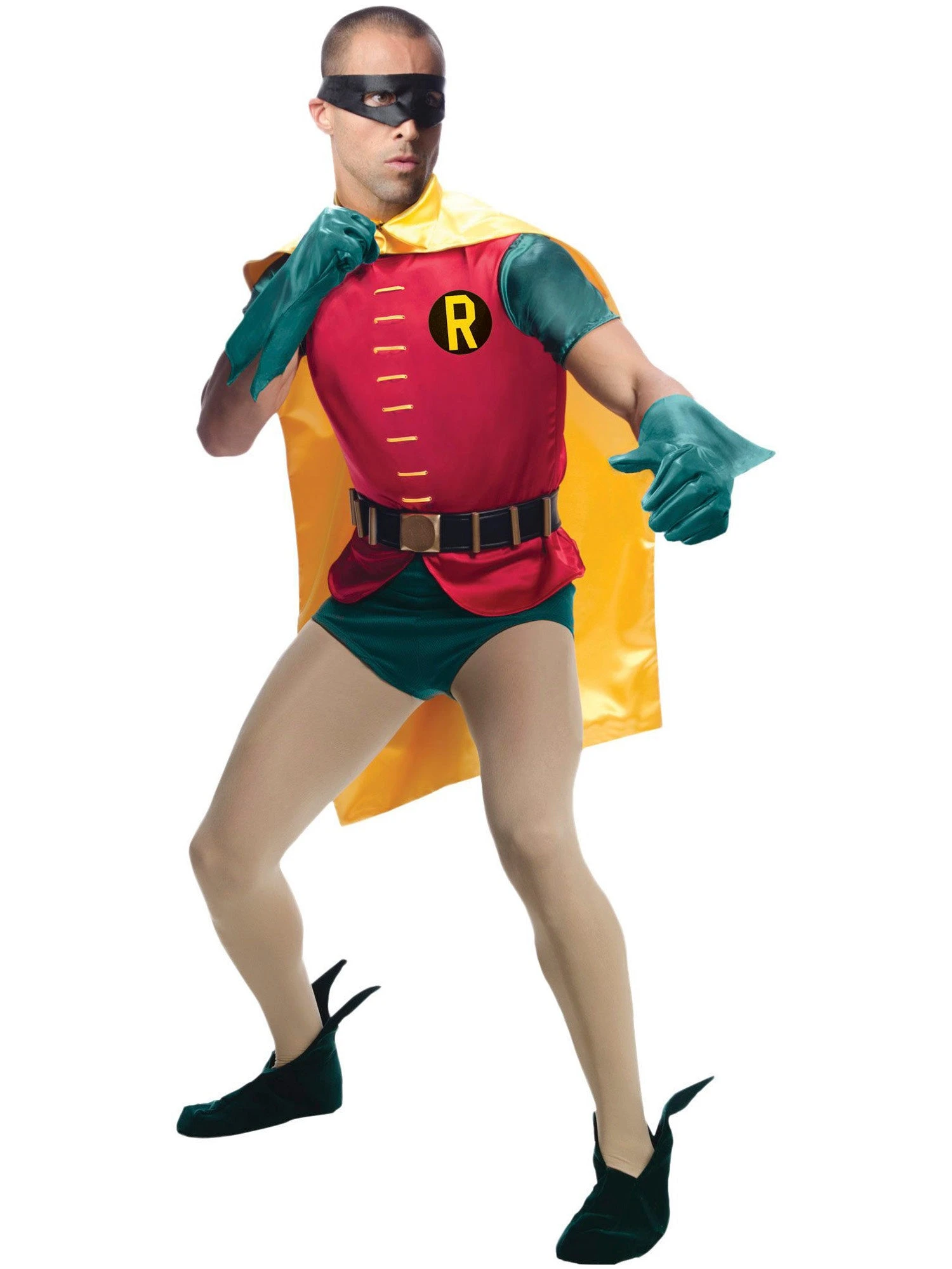 DC Comics Mens Grand Heritage Robin Costume 1 DC Comics Mens Grand Heritage Robin Costume