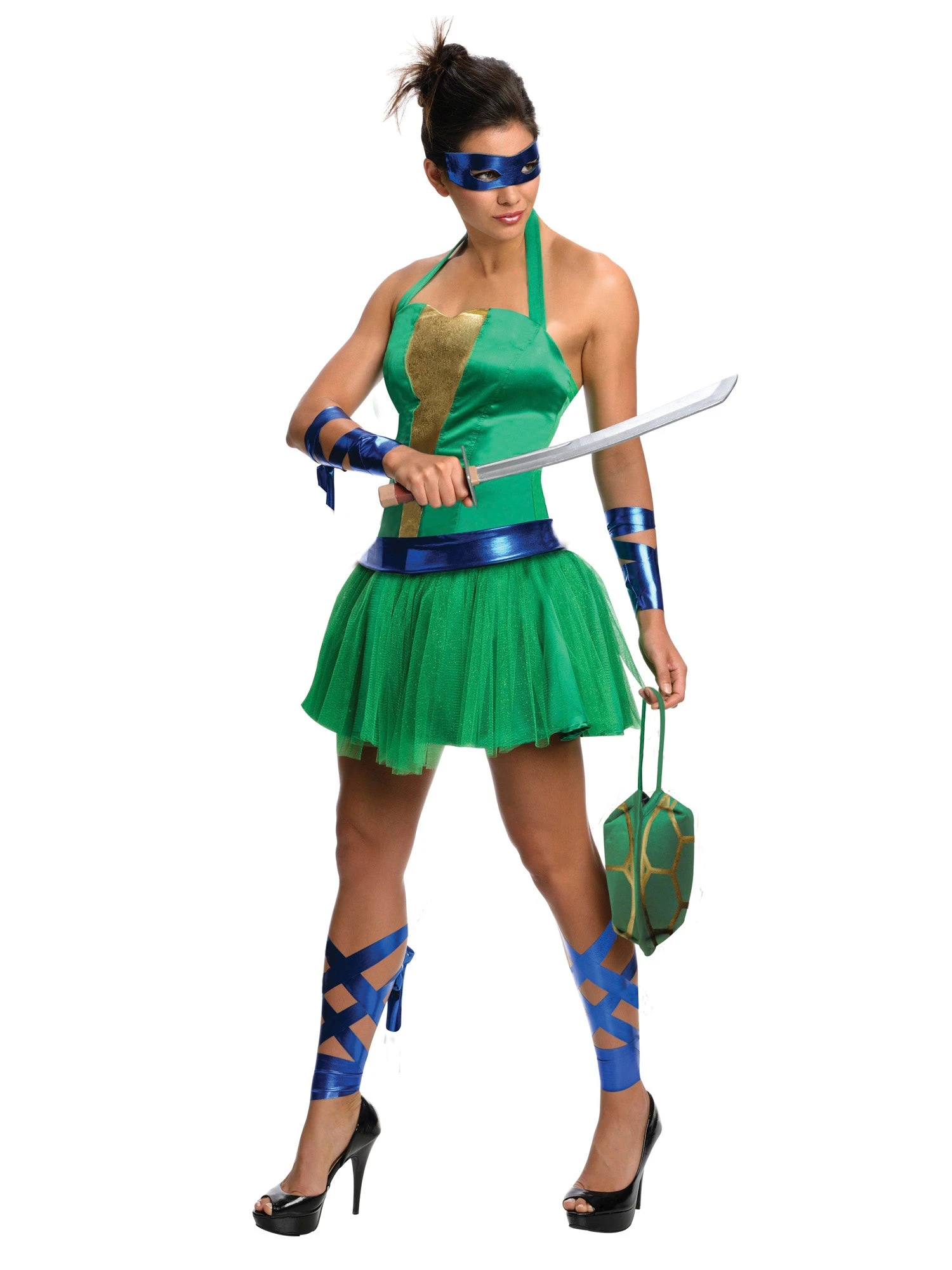 Women's Sexy Teenage Mutant Ninja Turtles Leonardo Costume 1 Women's Sexy Teenage Mutant Ninja Turtles Leonardo Costume