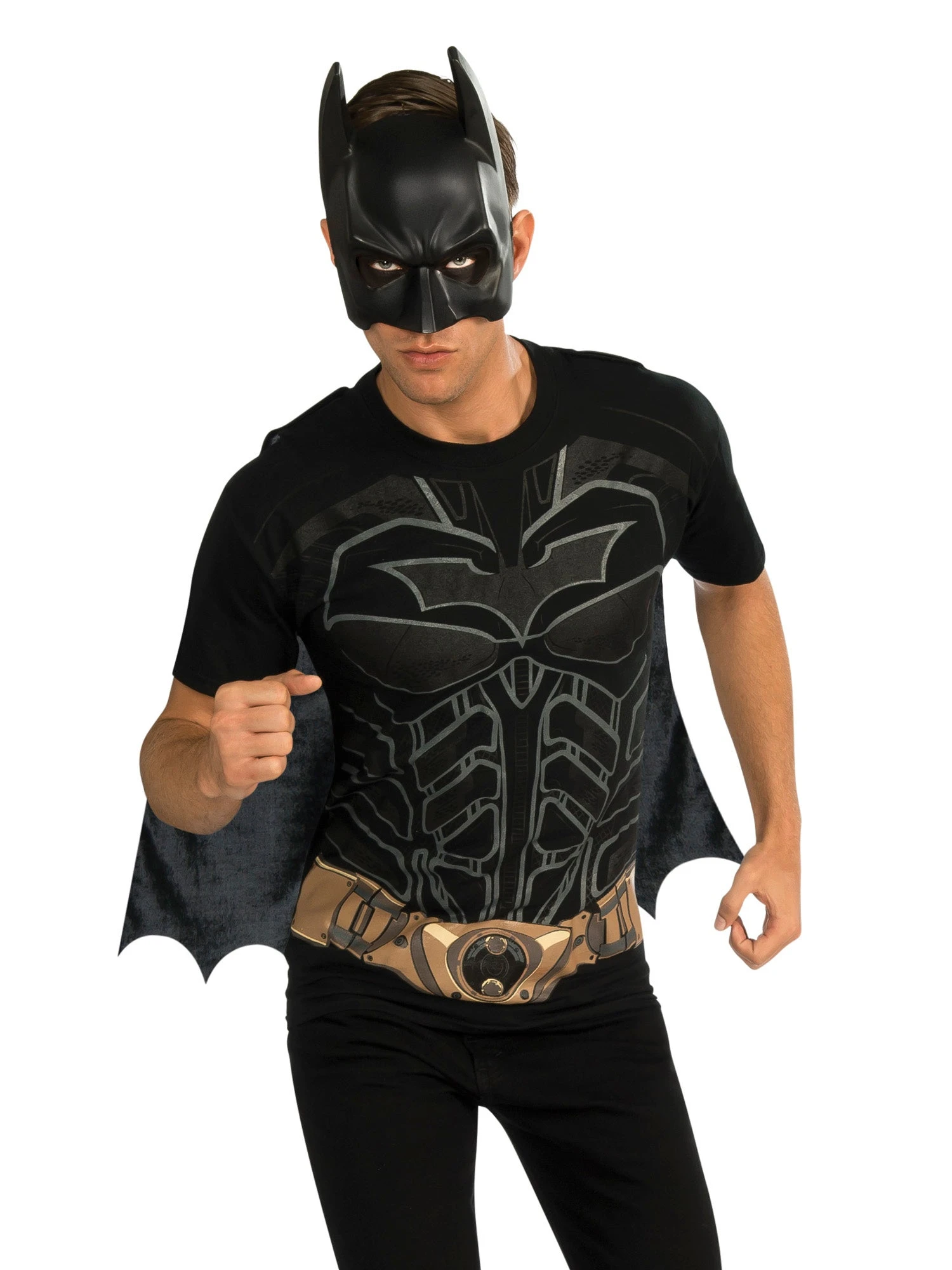 Adult Batman T-Shirt Costume 1 Adult Batman T-Shirt Costume