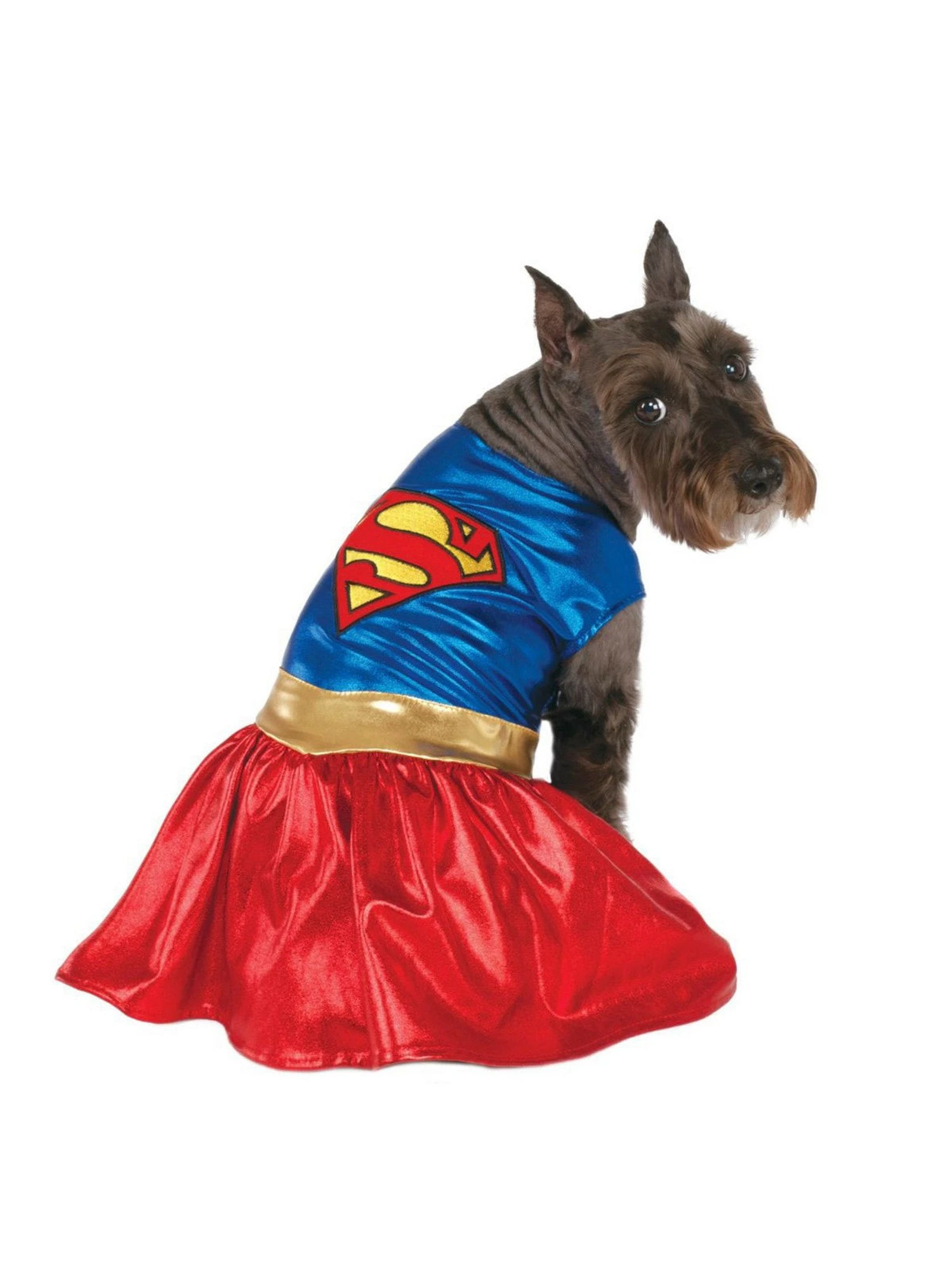 DC Comics Supergirl Pet Costume - Classic 1 DC Comics Supergirl Pet Costume - Classic