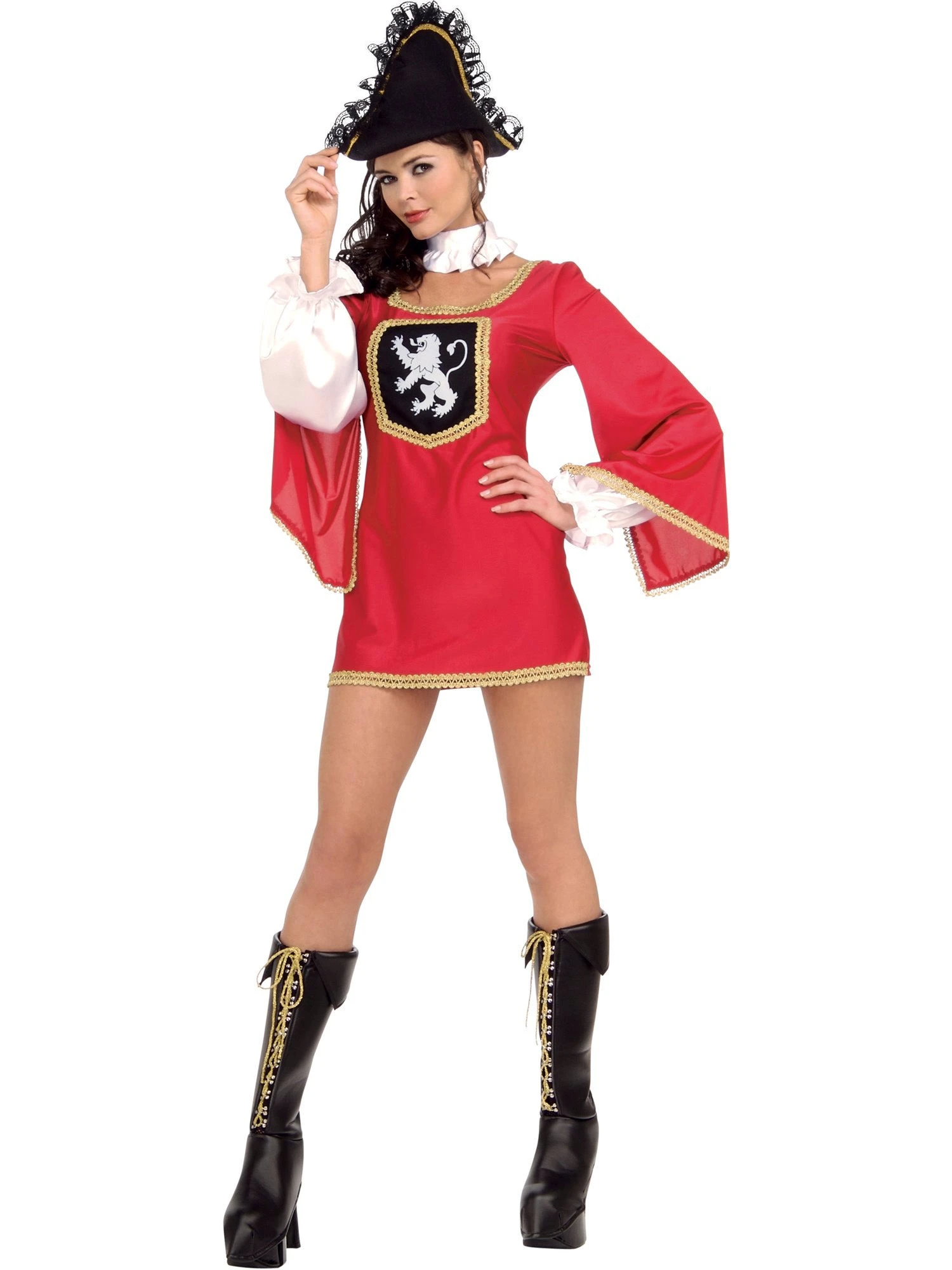 Women's Sexy Miss Musketeer Costume 1 Women's Sexy Miss Musketeer Costume