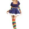 Womens Sexy Rainbow Girl Costume