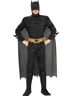 Men's Deluxe Muscle Dark Knight Batman Costume