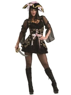 Women's Sexy Lacey Pirate Costume