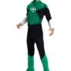 Mens Deluxe Muscle Chest Green Lantern Costume