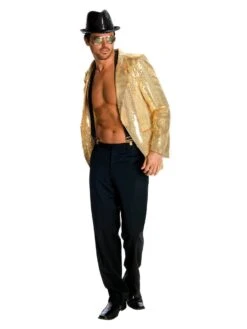 Gold Sequin Jackets For Adults