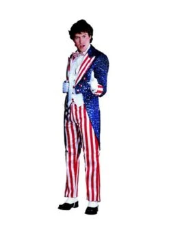 Uncle Sam Sequin Large Deluxe Adult Costume