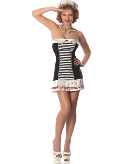 Women's Sexy Stars And Stripes Vintage Pin-Up Costume