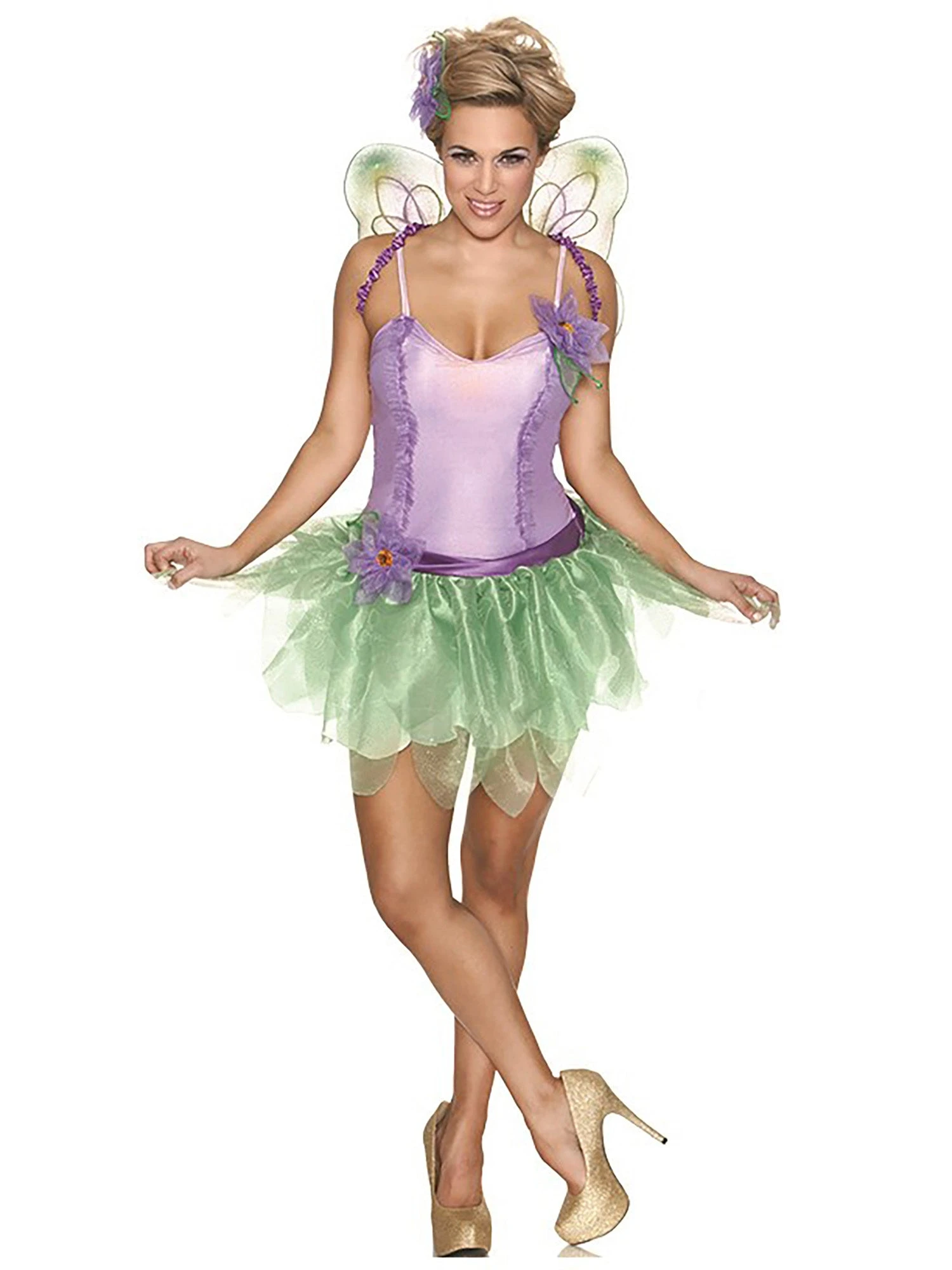 Women's Sexy Lilac Fairy Costume 1 Women's Sexy Lilac Fairy Costume