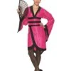 Womens Gorgeous Geisha Fuschia Costume