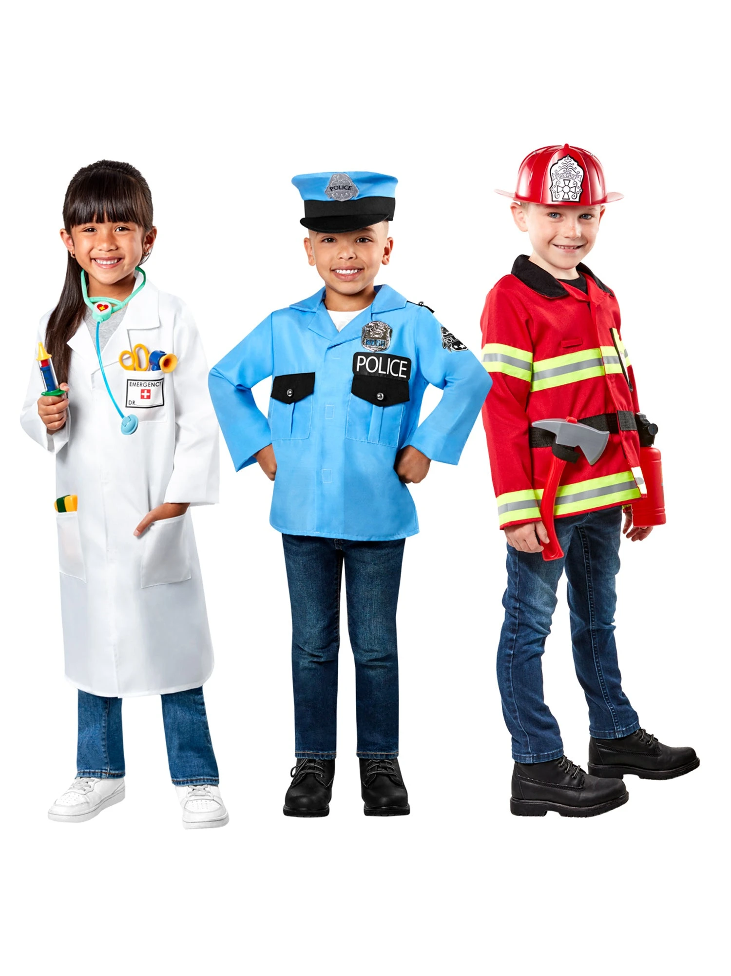 Kid's Everyday Heroes Trunk Dress Up Set 1 Kid's Everyday Heroes Trunk Dress Up Set