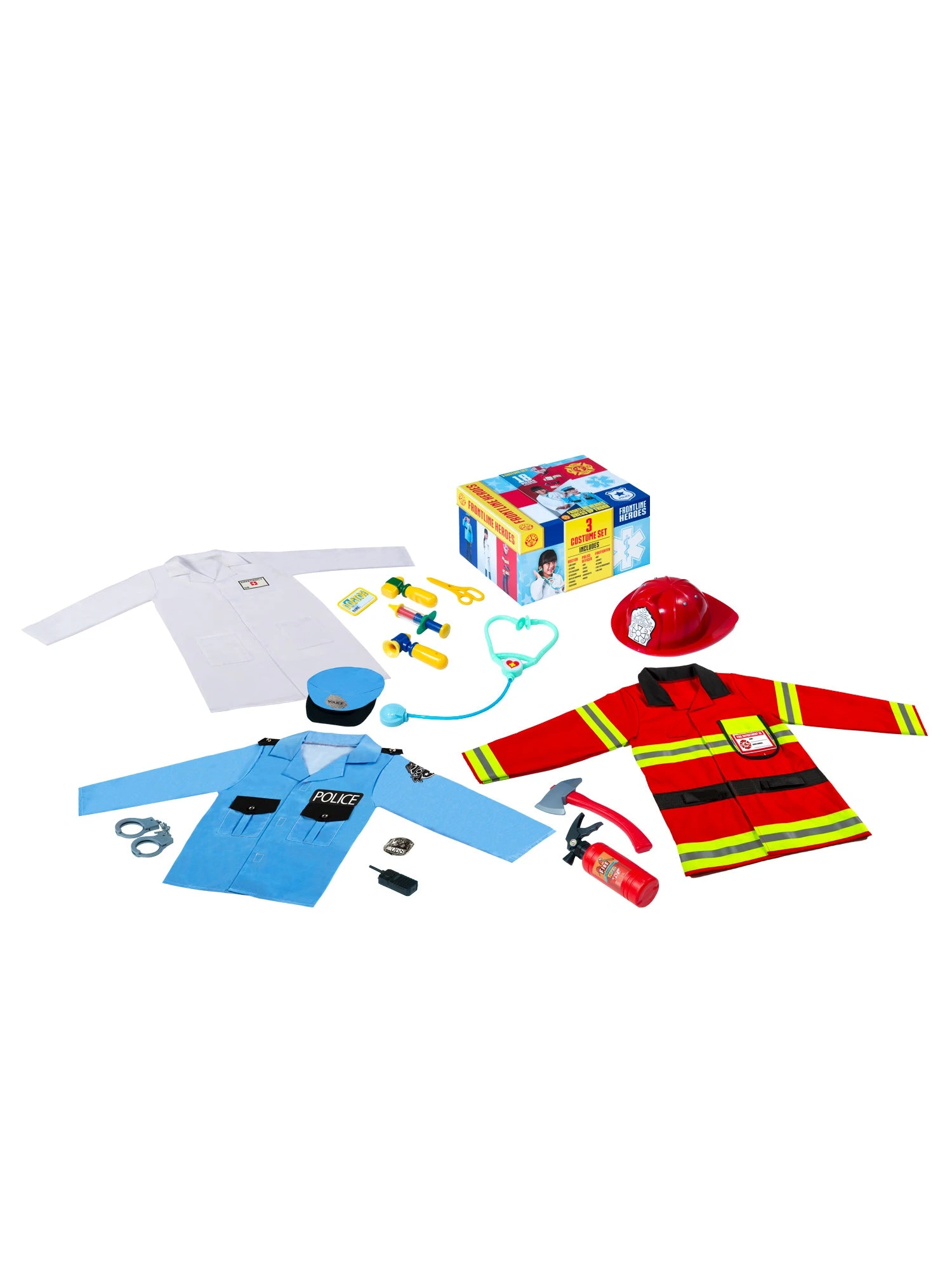 Kid's Everyday Heroes Trunk Dress Up Set 2 Kid's Everyday Heroes Trunk Dress Up Set - Image 2