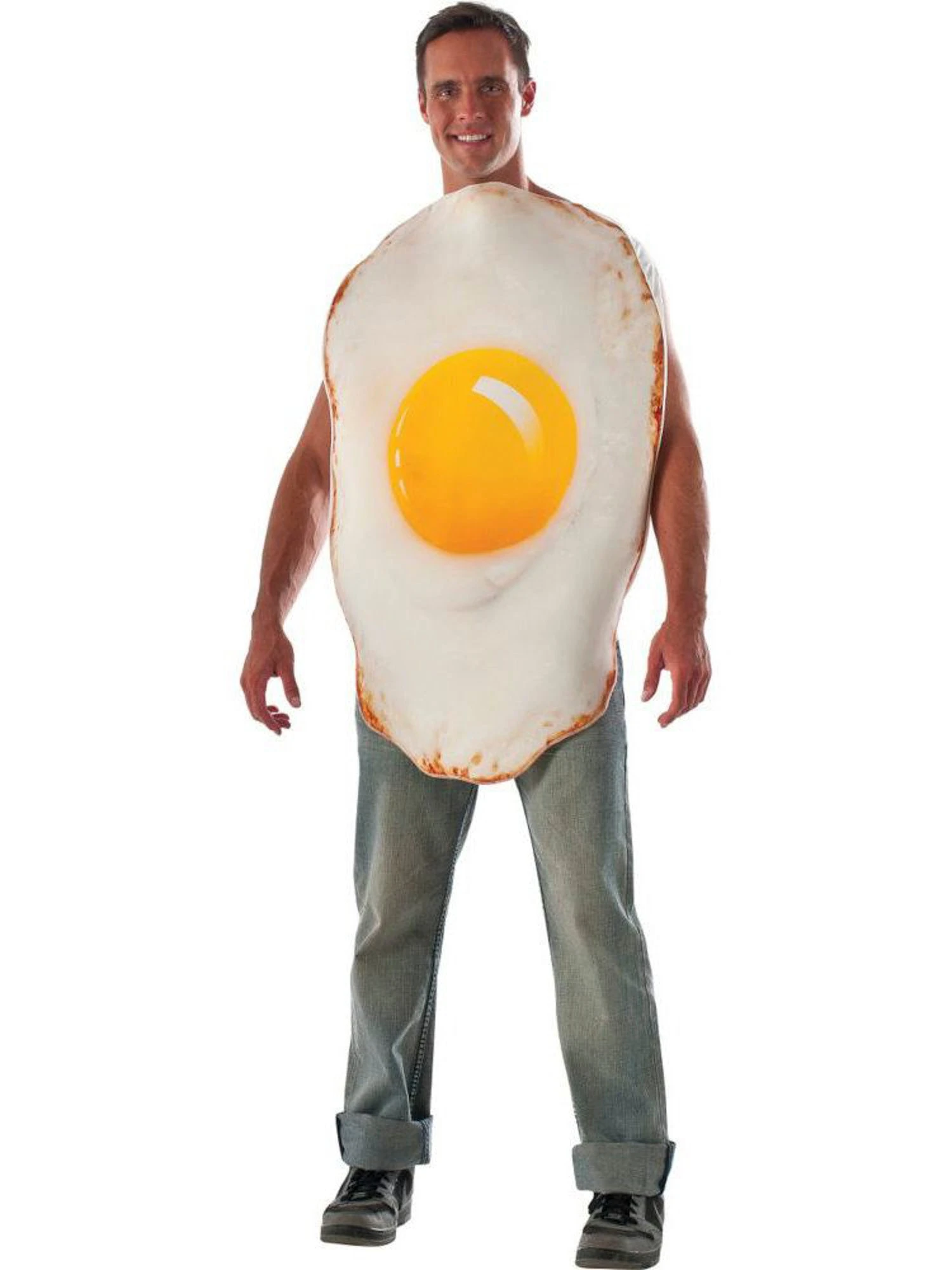 Adult Fried Egg Costume 1 Adult Fried Egg Costume