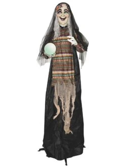 5-foot Animated Lights & Sound Standing Fortune Telling Witch